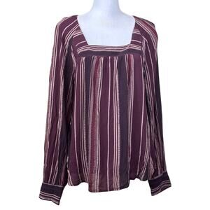 Next maroon stripe tunic, burgundy stripe, bohemian, transitional, casual, artsy
